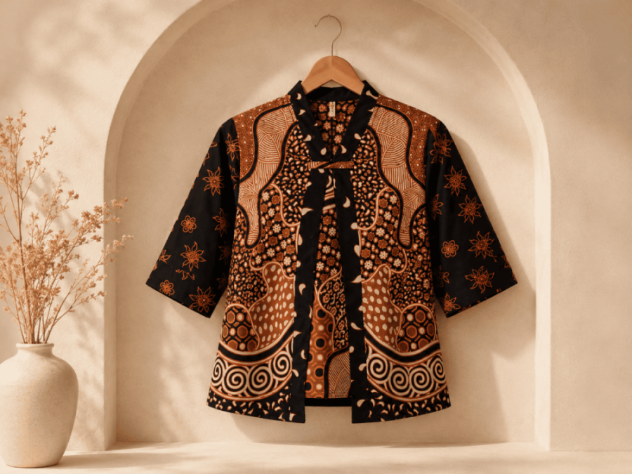 BATIK WANITA  BOLERO SAMARINDA HITAM